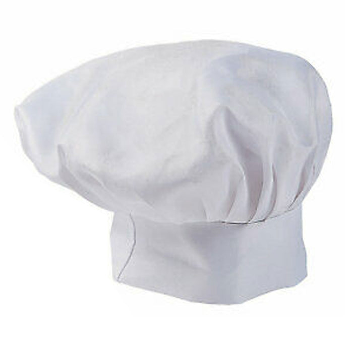 Kids Chef Hat Real Cooking Baking Wear Toddler Young Chefs Fabric Cotton White
