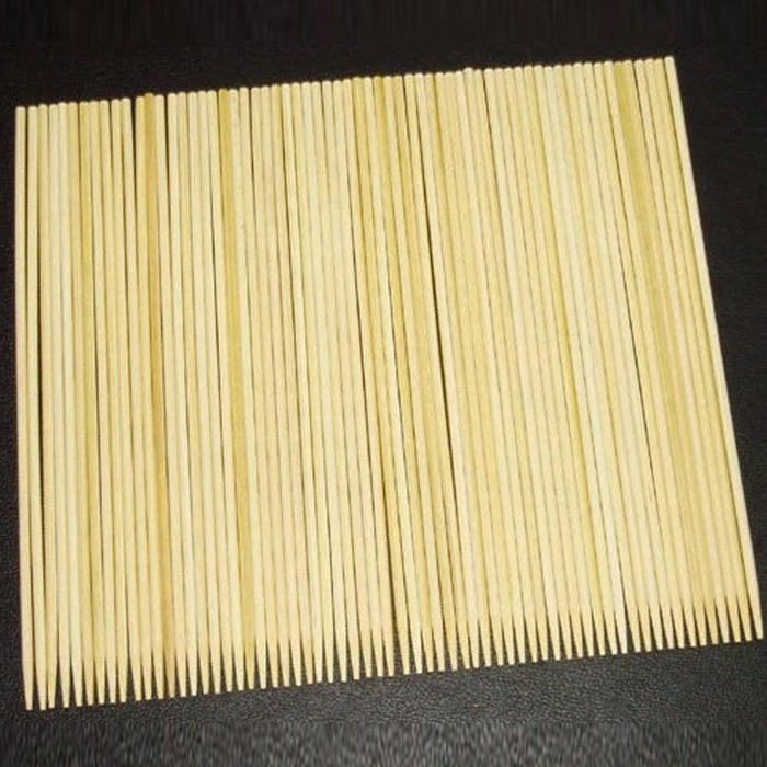 100 Ct Bamboo Skewers 10" Inch Wood Sticks BBQ Kabob Fondue Grilling Party Grill