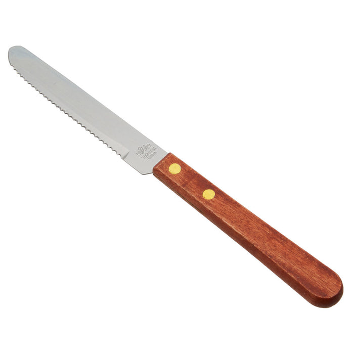 4 Pack Steak Knives Knife Set Kitchen Utensil Home Slice Cutlery Wooden Serrated