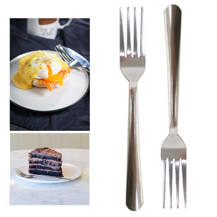 36 Heavy Duty Dinner Forks 18/0 Stainless Steel Silverware Windsor Flatware 7"