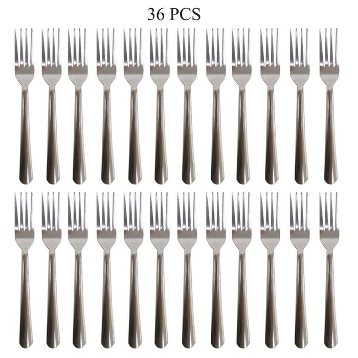 36 Heavy Duty Dinner Forks 18/0 Stainless Steel Silverware Windsor Flatware 7"