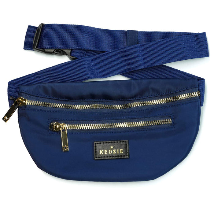 2 Kedzie Fanny Pack Waist Bag Shoulder Hip Money Belt Travel Pouch 2 Pockets New