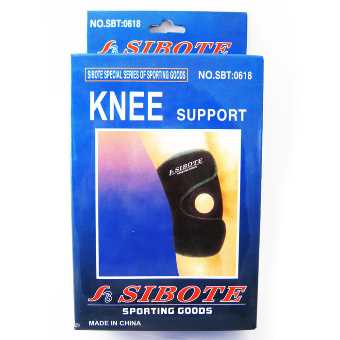 Wrap Around Knee Brace Support Adjustable Knee Open Patella Compression Brace LG