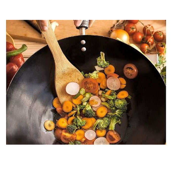 3 Pc Spatula Bamboo Cooking Utensil Set Spoon Mix Wooden Non Stick Kitchen Tools