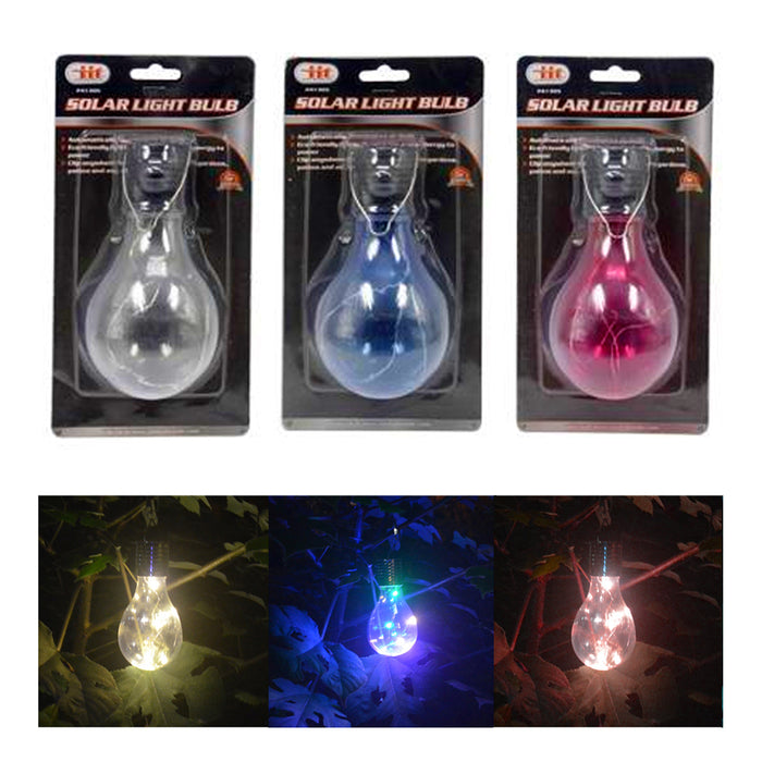 3 Pack Solar String LED Lights Outdoors Patio Party Home Yard Waterproof Bulbs