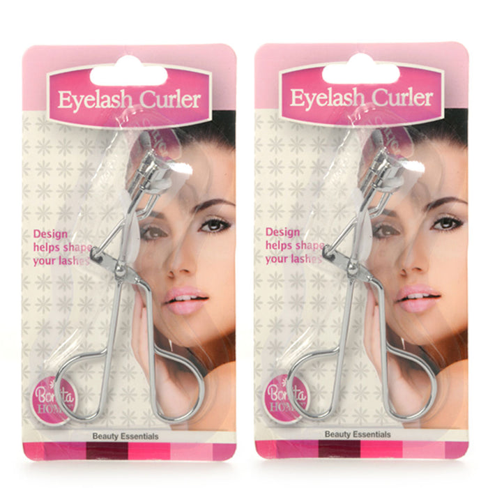 2x Professional Eyelash Curler Curl Clip Cosmetic Makeup Refill Pad Tweezer Tool
