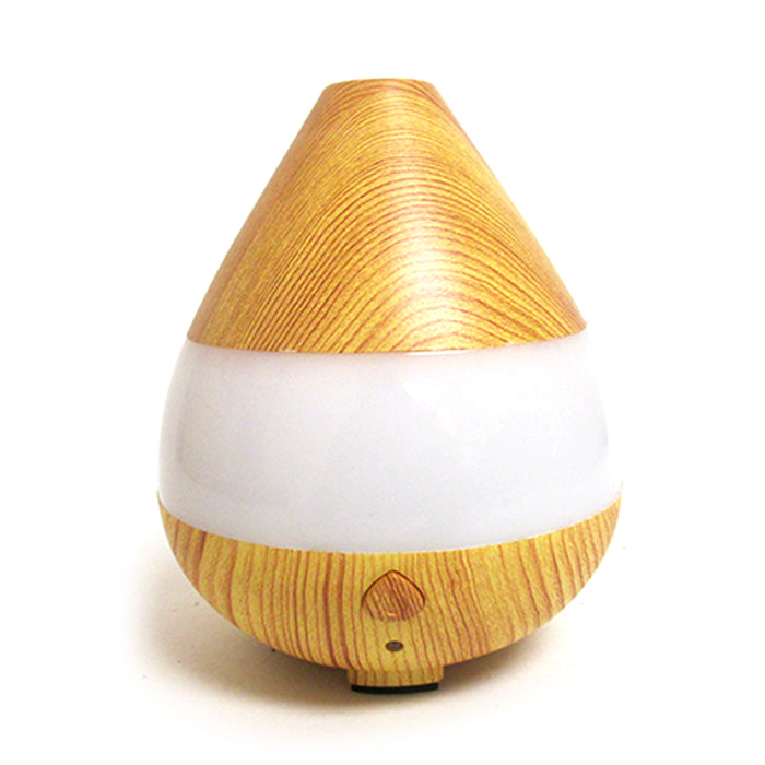 1 Aromatherapy Essential Oil Diffuser Tan Wood Grain Cool Mist Humidifier Office