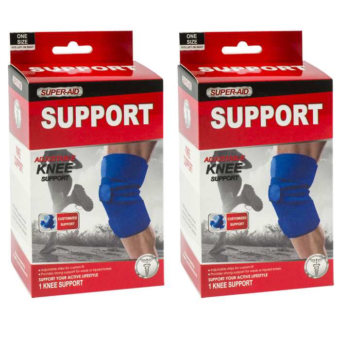 2 Pc Knee Patella Support Brace Arthritis Wraps Compression Sleeve Joint Sports