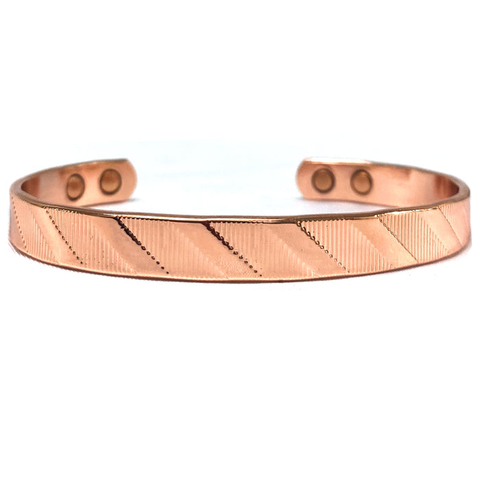 1 Pc Magnetic Cuff Copper Bracelet Healing Therapy Arthritis Pain Relief Bangle