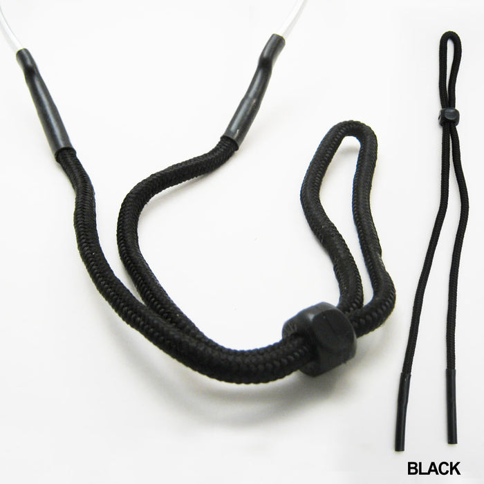 2 Black Sunglasses Lanyard Cord Neck Strap Glasses Retainer Nylon String Sports
