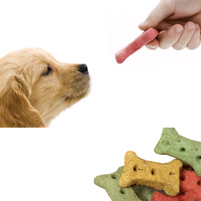 25 Dog Treats Bones Doggie Biscuit Trainning Snack Cookie Natural Puppy Pet 340g