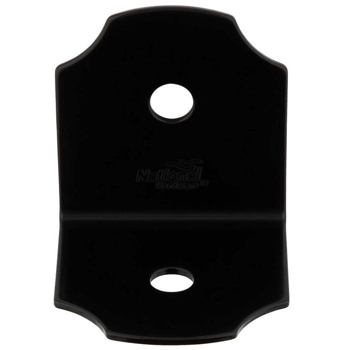 2 Pc Decor Angle Corner Braces Heavy Duty Plate Brackets Cabinet Table Box Black