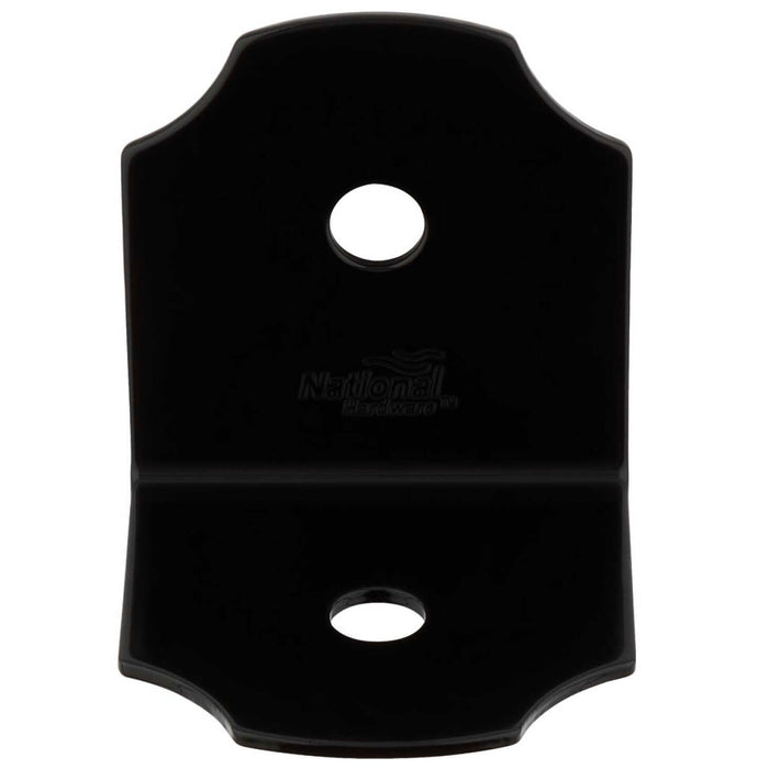 4 X Decorative Corner Braces Heavy Duty Steel Angle Plate Brackets Outdoor Black