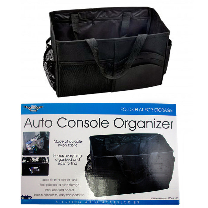 Multipurpose Car Console Center Organizer Trunk Tidy Storage Folding Bag Auto !