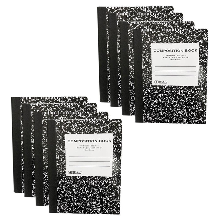 8 X BAZIC Primary Journal Notebook Composition Book Elementary School Supplies