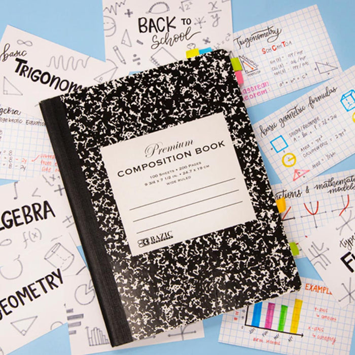 8 X BAZIC Primary Journal Notebook Composition Book Elementary School Supplies