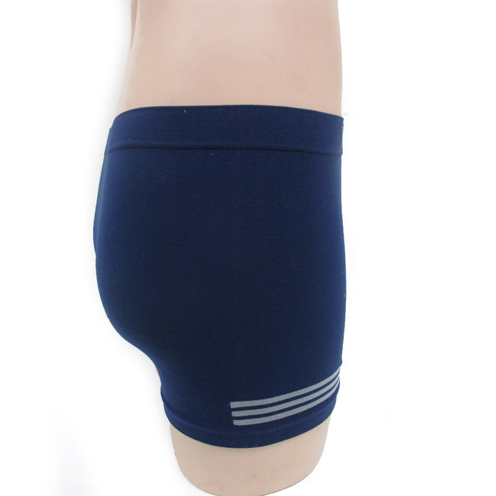 6 Knocker Men Seamless Comfort Boxer Briefs Underwear Microfiber One Size Asst
