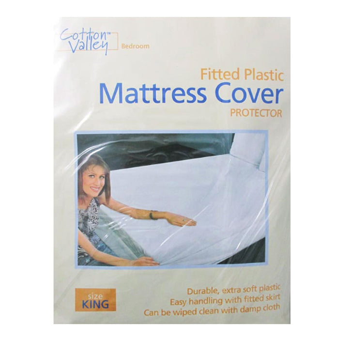 12 Pc Lot King Size Fitted Mattress Cover Vinyl Waterproof Bug Allergy Protector