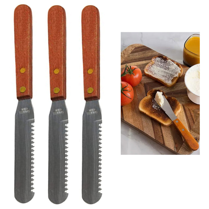 3 Pc Sandwich Butter Spreader Knife Spread Jam Kitchen Cutlery Stainless Steel