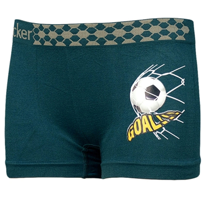 6 Knocker Seamless Boys Boxer Briefs Spandex Kids Shorts Soft Underwear Size L