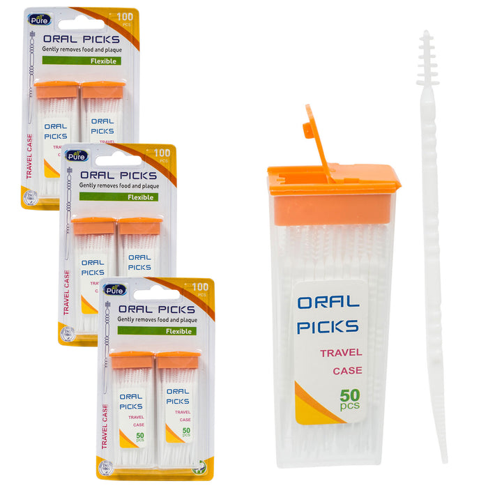 300 Floss Picks Interdental Brushes Toothpicks Professional Dental Care Hygiene
