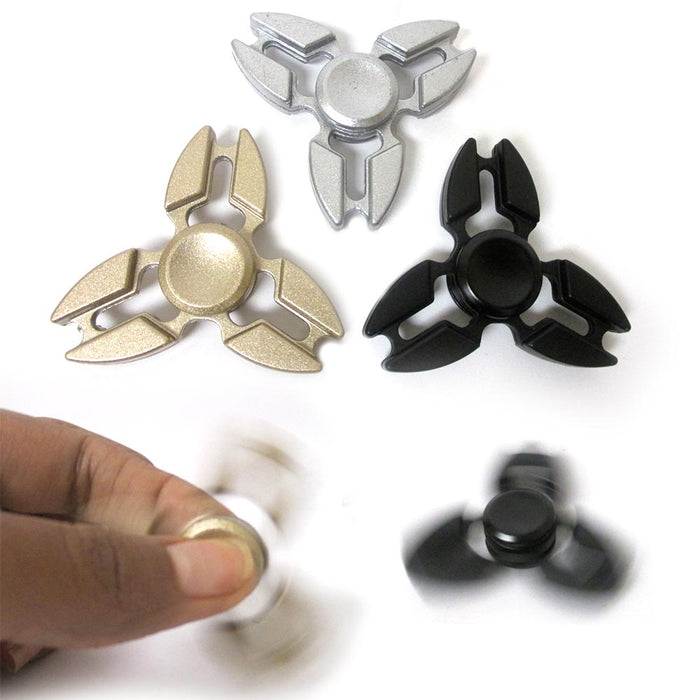 1 Gyro Tri-Spinner Fidget High Quality Metal EDC Hand Finger Spinner Focus ADHD