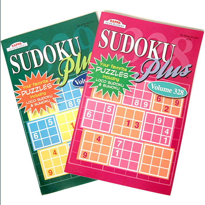 4 Pc Sudoku Puzzle Books Sumoku Collection Number Find Solving Large Print Fun