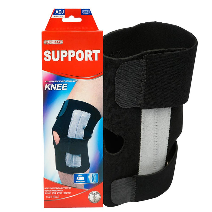 1 Sport Knee Support Brace Compression Sleeve Patella Pad Pain Relief Injury