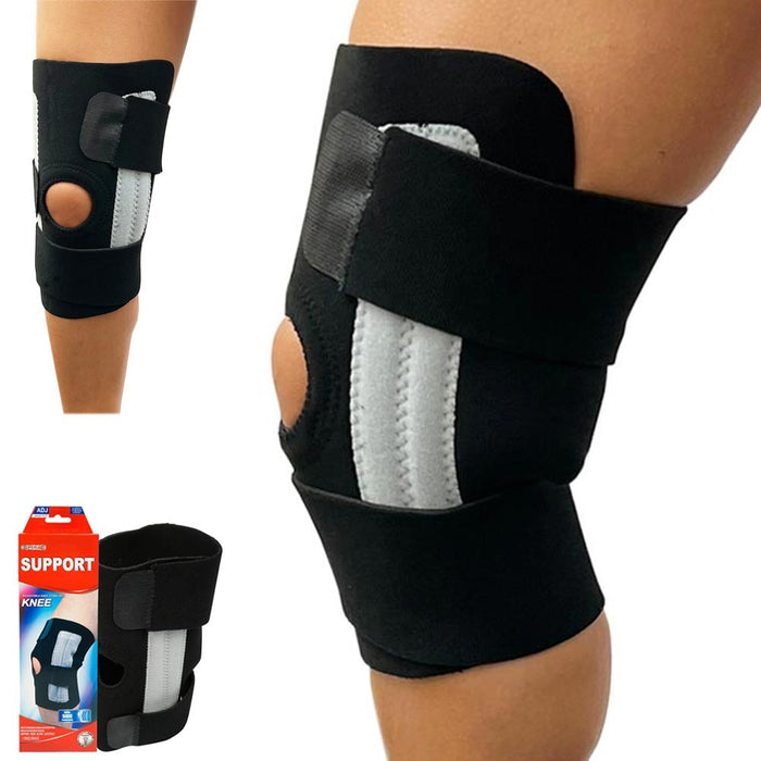 1 PC Sport Knee Support Brace Compression Sleeve Patella Pad Pain Relief Injury
