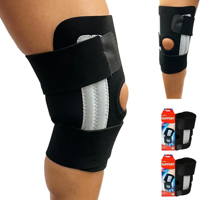 2 Pc Knee Support Brace Sport Joint Pain Relief Patella Meniscus Tear Arthritis