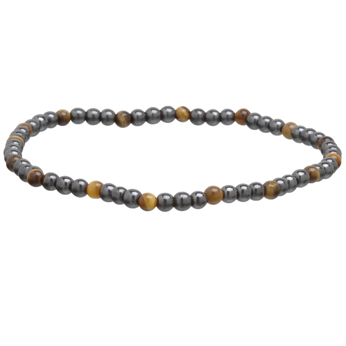 1 Pc Magnetic Tiger Eye Ankle Bracelet Crystal Pain Relief Natural Weightloss