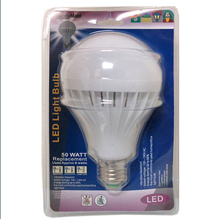 4 Pc Light Bulbs 50 Watts = 6W Energy Saving LED Bright White Lamp Home Lighting