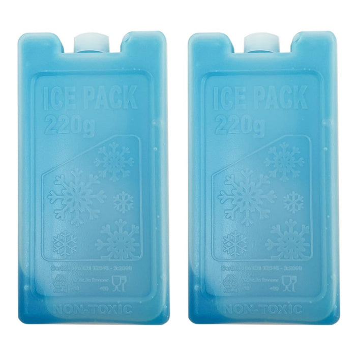 2 Pc Reusable Cooler Gel Ice Packs Small Cold Freezer Lunch Box Food Pain Relief