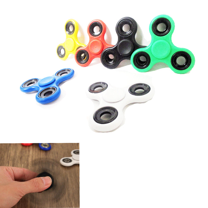 1 Gyro Fidget Spinner Stress Relief Tri Sided Finger Focus ADHD EDC Hand Toy