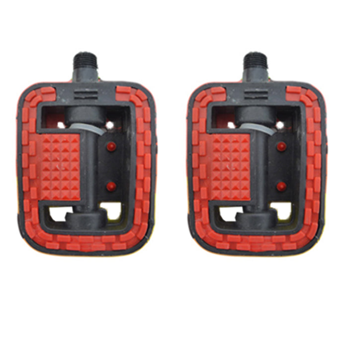 2 Bike Pedals Bicycle Pedal Set Replacement Universal Pair Road Cycling Reflect