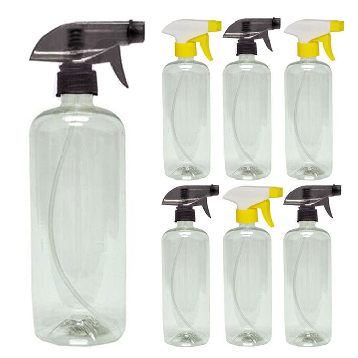 12 Plastic Empty Spray Bottle 25 Oz Refillable Mist Trigger Sprayer Cleaning
