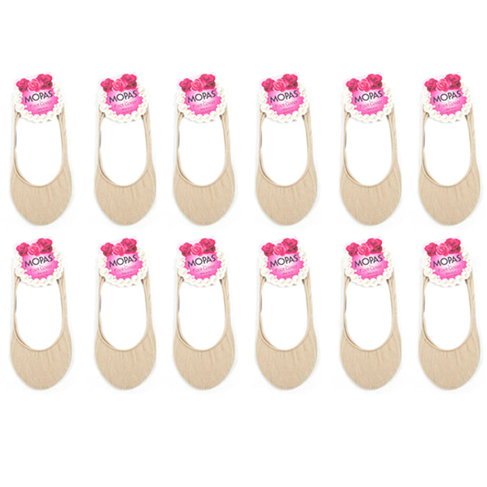 12 Pairs Nude Womens No Show Socks Footies Loafer Boat Liner Low Cut Girls