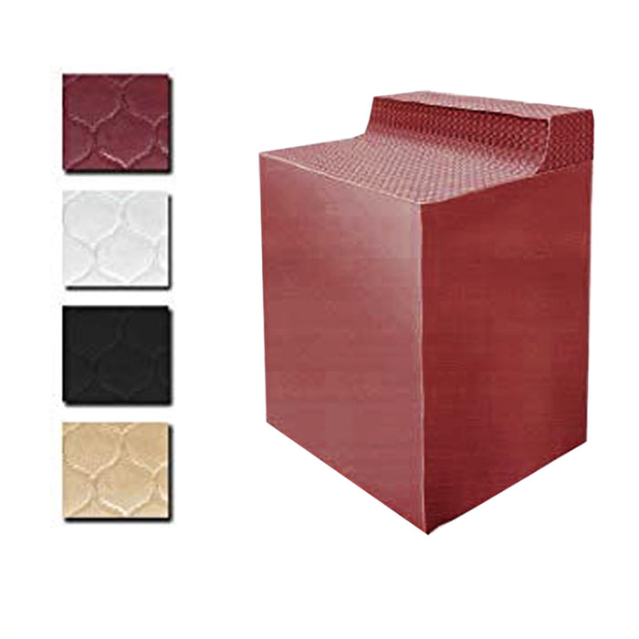 2 Quilted Fabric Washing Machine Cover Dust Free Appliance Cover Colors 30x29x42