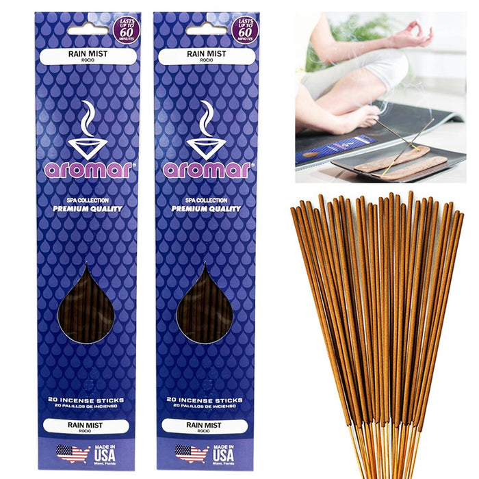 40 Pc Incense Sticks China Rain Scent Hand Dipped Home Burning Fragrance Premium