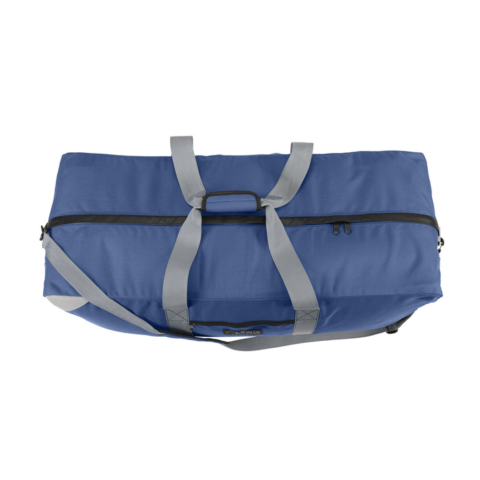 36" Blue Duffel Bag Heavy Duty Neoprene Waterproof Luggage Gym Suitcase Medium