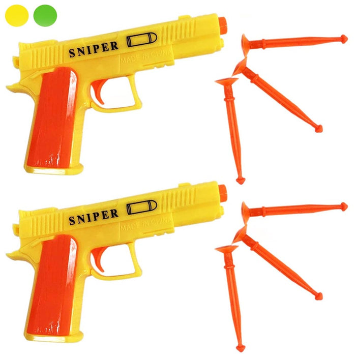 2 Detective Dart Gun Suction Cup Bullets Target Shooter Pistol Fun Toy Boy Kids