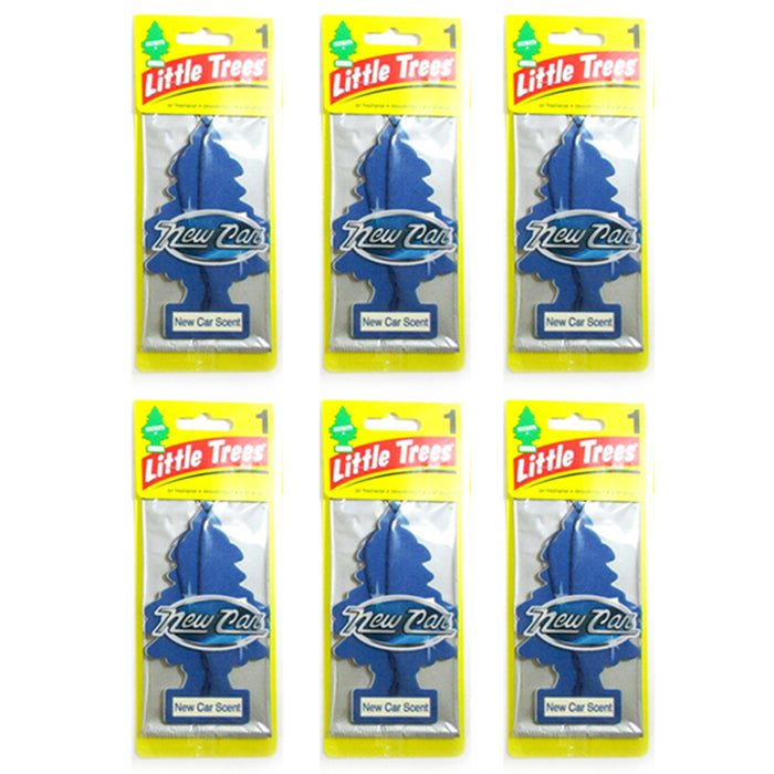 6 Pc New Car Smell Scent Little Trees Air Freshener Home Hanging Office Aroma !