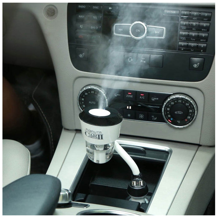 1 Car Air Humidifier USB Port Diffuser Essential Oil Auto Charger Mist Purifier
