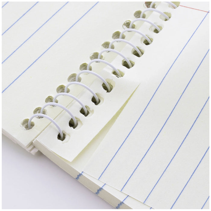 4 Steno Notebooks 6"X9" White 80 Sheets Ea Notepad Gregg Ruled Perforated BAZIC