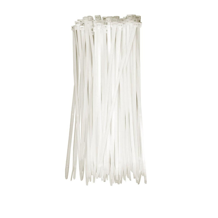 500 pcs Clear 6" Inch Nylon Cable Wire Wrap Zip Ties 18 LBS UV Resistant USA