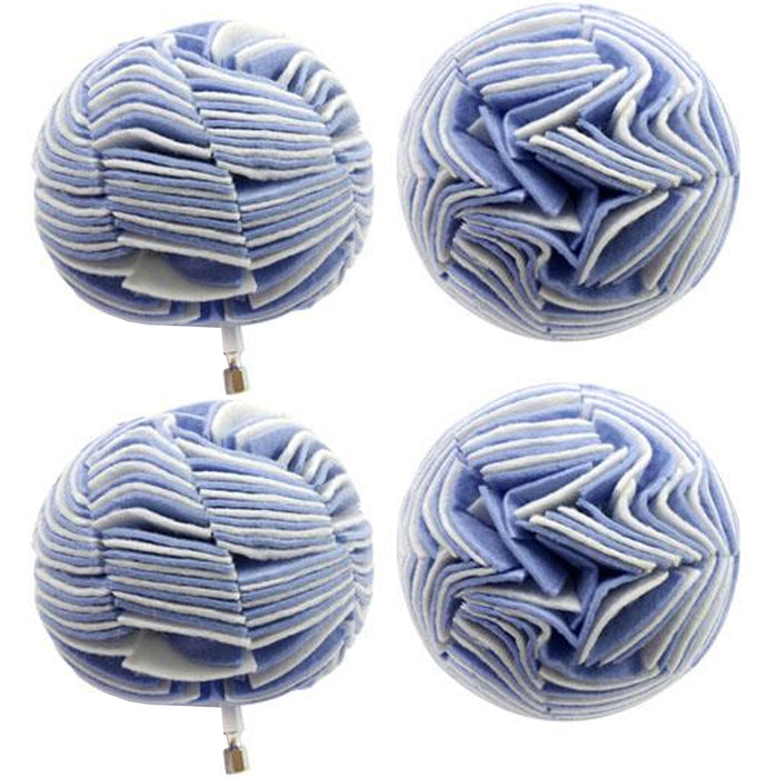 4 Pc Polishing Ball Power Drill Non Woven 4" Buffing Hex Shank Rotary Polisher