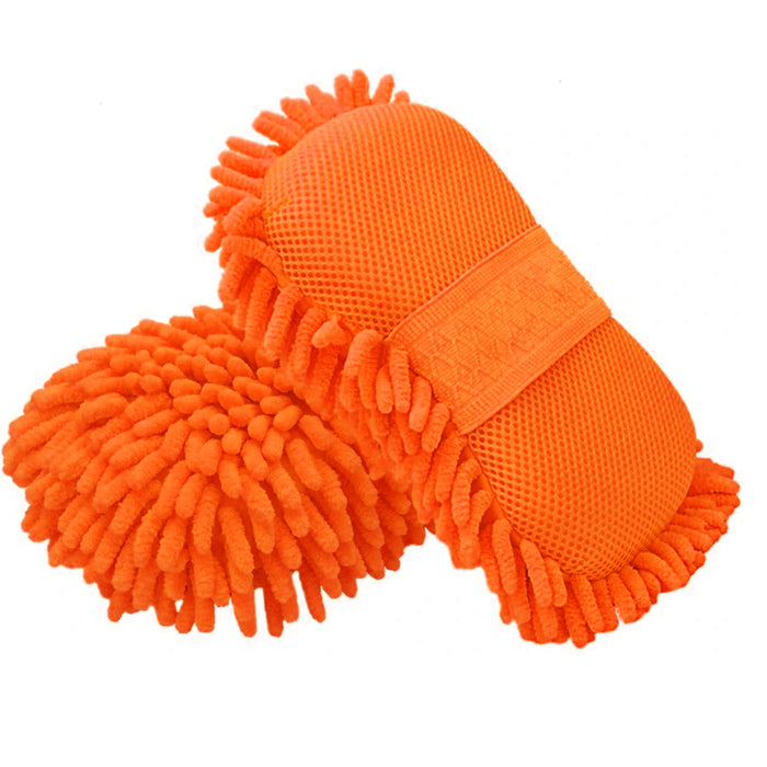 1 Pc Auto Car Sponge Washing Brush Microfiber Chenille Cleaner Clean Accessories