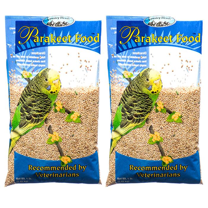 2lb Premium Parakeet Food Small Bird Seed Blend Mix Feed Nutrition Healthy Diet