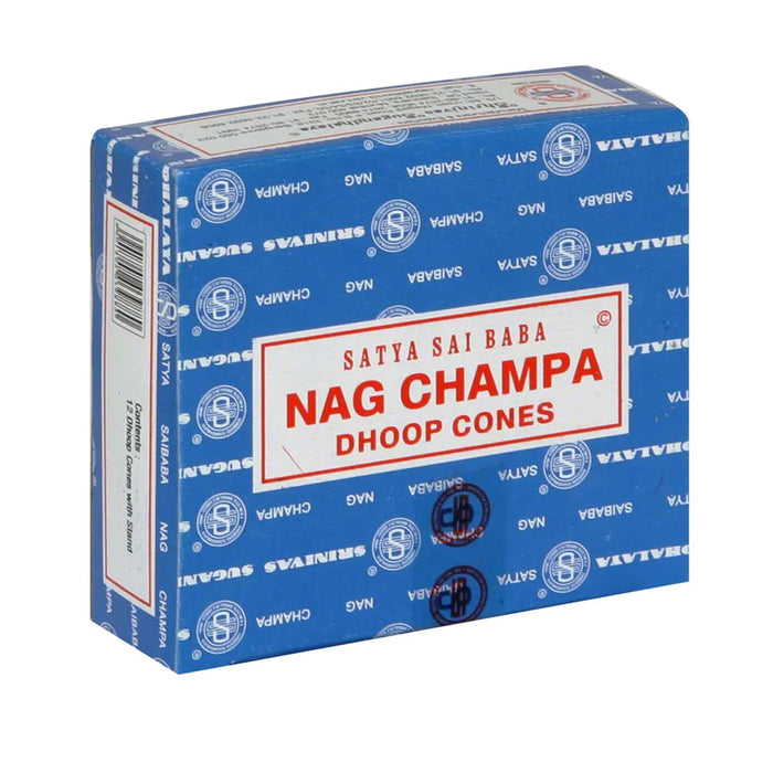 96 Genuine Nag Champa Incense Cones Fragrance Backflow Smoke Tower Aromatherapy