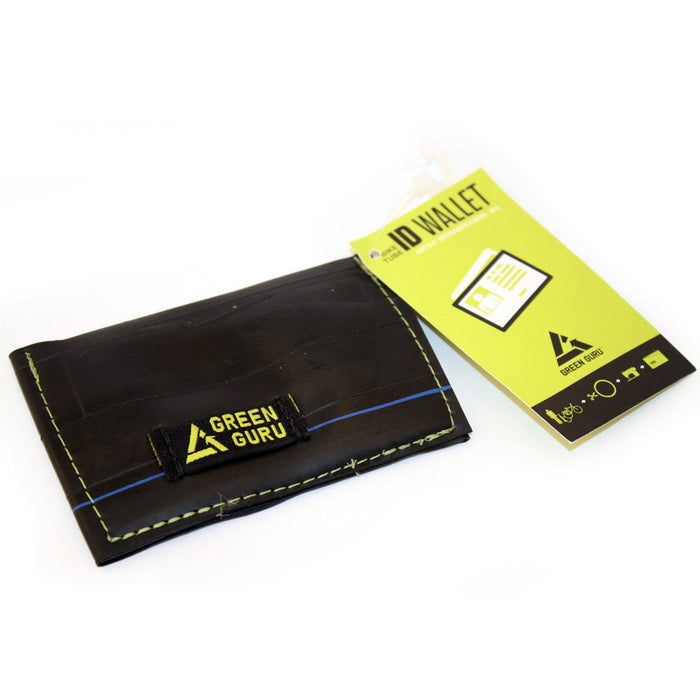 Green Guru Id Wallet Holder Recycled Bike Tube Thin Credit Card Case Bicycle New